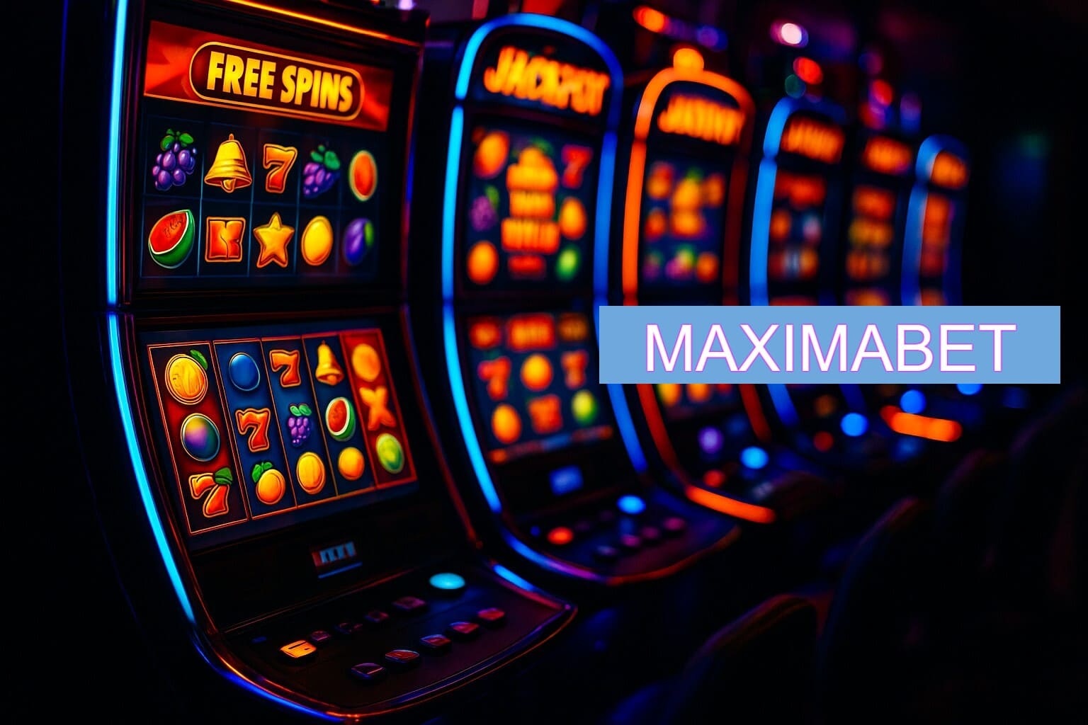 Diversos jogos de caça-níqueis